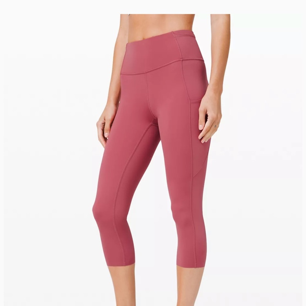 lululemon fast and free crop 19”
